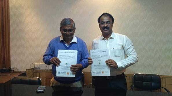 Agreement with M/s Pioneer Geomatics Pvt. Ltd