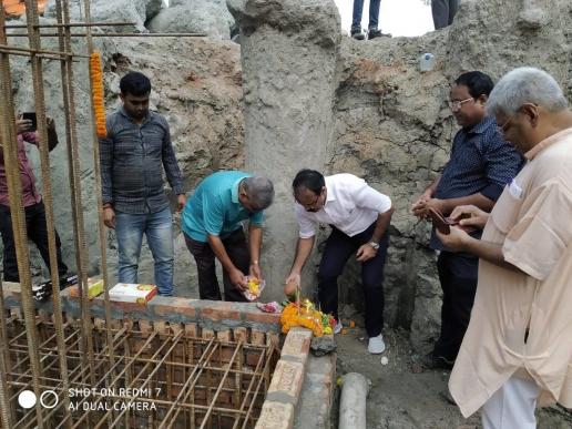 Casting of pile cap (Construction of Pile Caps)