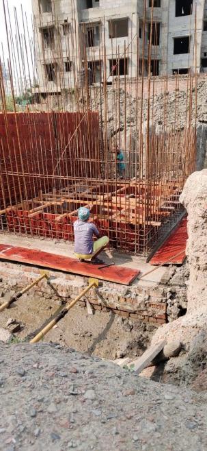 Shuttering of pump room